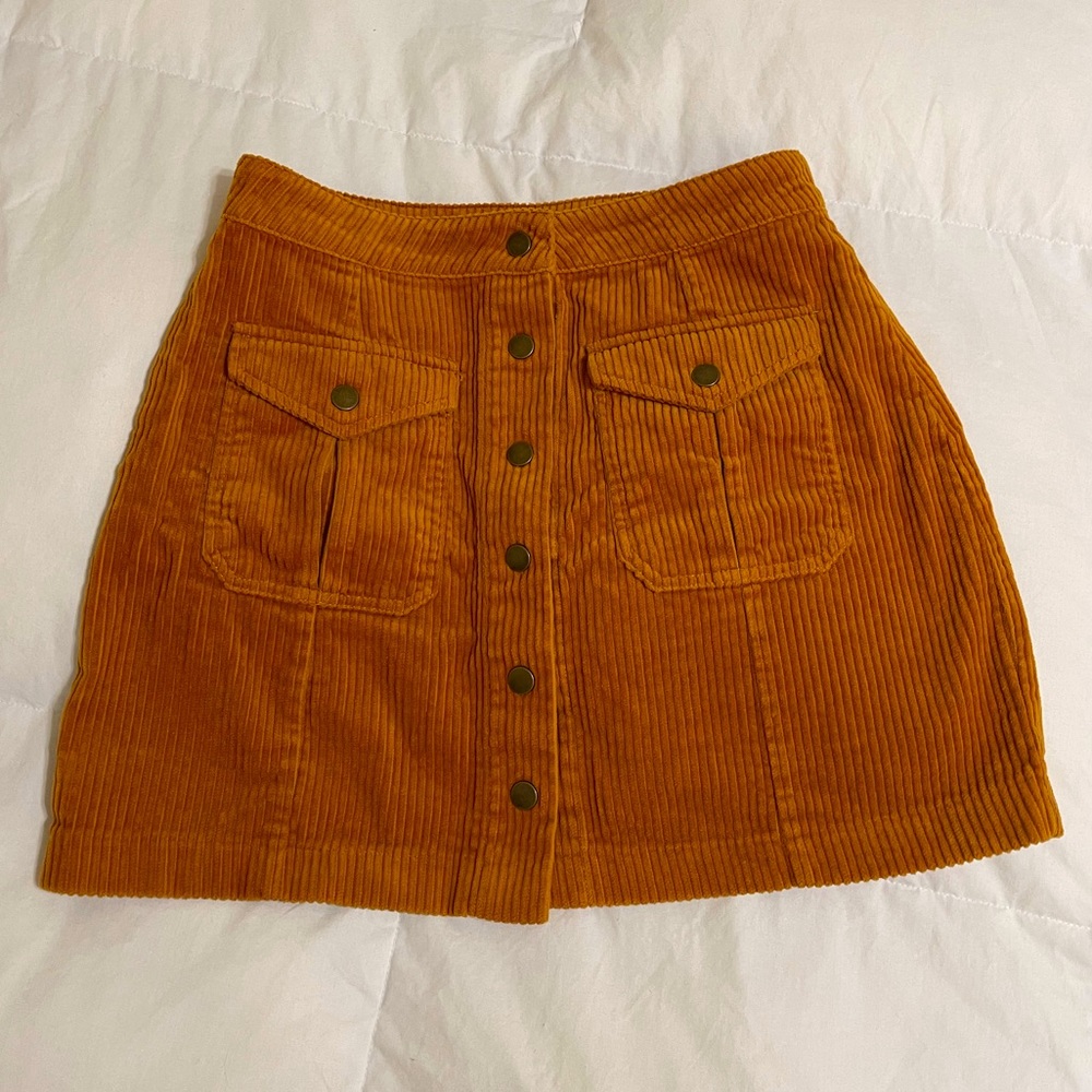 High waisted corticoide skirt